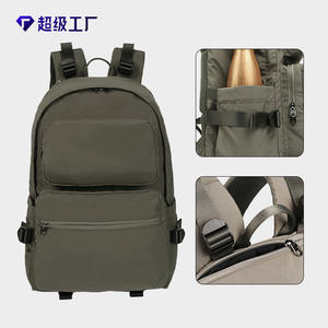 Sac à dos tactique unisexe grande capacité, imperméable, pour sports de plein air, avec poche intérieure zippée, bandoulière grise - Product Image 3