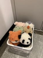 Peluche en gelée de la série Little Curly : Chaton, Ours en peluche, Poupées chiot, Jouets cadeaux pour enfants, Jouets mignons pour enfants