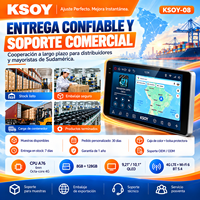 KSOY universel 9 pouces 10 pouces Android 16 8 + 128G commande au volant 2 Din optique coaxial voiture multimédia Android écran de voiture