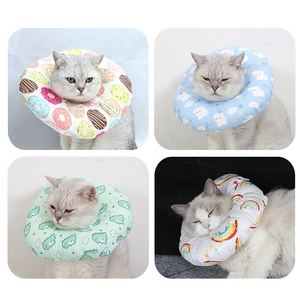Collare Elisabettiano per Gatti Morbido Anti-Graffio Anti-Leccamento Post-Operatorio Imbottito in Cotone Modello Q-18 Per Tutte le Stagioni Transfrontaliero - Product Image 1