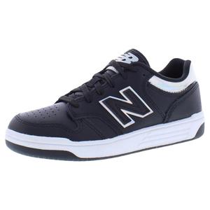Zapatos New Balance B480 de Cuero para Niño, Color Negro y Blanco, Estilo Deportivo - Product Image 1