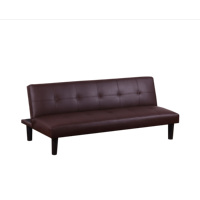 Sofá Moderno para Sala de Estar, Sofá Cama Plegable de PU, Cama Plegable París