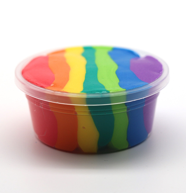 थोक गर्म बेच 24 टुकड़ा फोम चमक playdough/कीचड़ बनाने सबसे अच्छा sliming अतिरिक्त ईएम चाय किट बॉक्स खिलौना