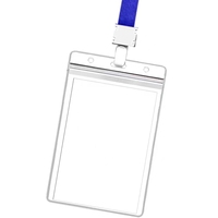 Porte-badge d'identité pour étudiants, porte-badge rétractable en PVC souple transparent, étanche, design moderne, accessoires de bureau