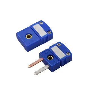 Conector macho e fêmea mini, tipo t, termopar bule, conector