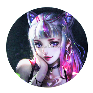 Mantel Individual redondo clásico moderno, posavasos de Fieltro de Poliéster ligero con logotipo personalizado para uso en la mesa del hogar, muestra gratis disponible - Product Image 2