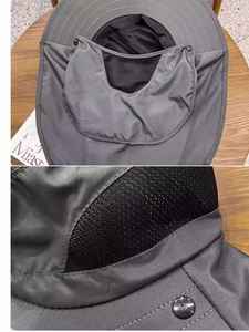 Sombrero de Pescador de Verano 2025, Sombrero de Vaquero para Hombre, Malla Transpirable, Protección UV, Sombrero para Pesca, Senderismo, Playa - Product Image 3