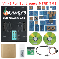Programmeur Orange5 V1.45 le plus récent avec adaptateurs complets, autorisations complètes, programmateur automobile OBD2, fonctionnalités améliorées du matériel