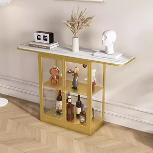 Armoire de rangement murale en <span class=keywords><strong>fer</strong></span> <span class=keywords><strong>forgé</strong></span>, style minimaliste moderne, pour les couloirs d'hôtel, les entrées latérales, design métallique décoratif - Product Image 3