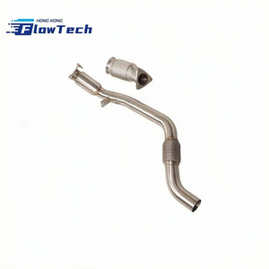 ท่อลงสแตนเลส FlowTech T304 พร้อมแผ่นกันความร้อนสำหรับ Land Rover Defender P400 3.0T L663 – ท่อไอเสียแบบแข่งขันติดตั้งได้โดยตรง - Product Image 3