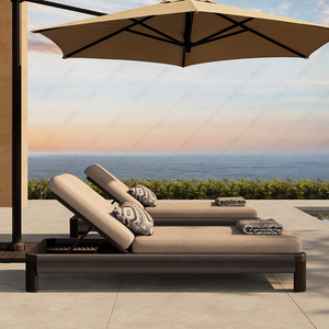 Chaise longue <span class=keywords><strong>de</strong></span> <span class=keywords><strong>jardin</strong></span> FERLY élégante <span class=keywords><strong>en</strong></span> <span class=keywords><strong>aluminium</strong></span>, confortable, douce, <span class=keywords><strong>pliable</strong></span>, pour <span class=keywords><strong>jardin</strong></span>, pelouse, parc, plage, piscine - Product Image 1