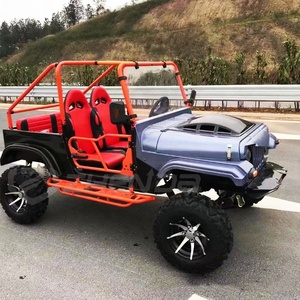 Carrito de Golf de Lujo Todoterreno de Acero con Motor de Gasolina de 350 CC y 4 Asientos para 4 Pasajeros - Product Image 5