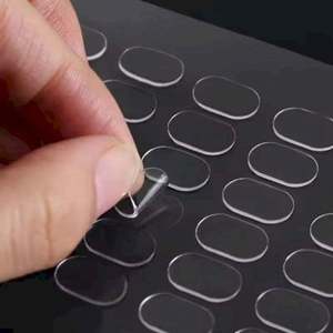 Cinta Adhesiva de Gel Nano Transparente de Doble Cara, Lavable y Reutilizable, Multiusos para Papel y Película - Product Image 1