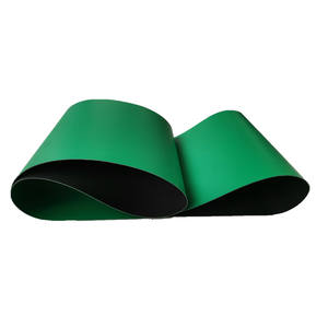 สายพานลำเลียงป้องกันไฟฟ้าสถิตย์ New Jingtian 1.5 มม. สีเขียว Pu 2 ชั้น รับประกัน 1 ปี สำหรับอุตสาหกรรมไฟฟ้า อุตสาหกรรมโซลาร์เซลล์ ผลิตในจีน - Product Image 1