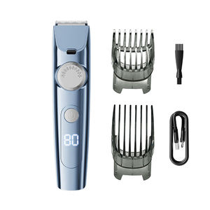 Cortadora de Pelo Profesional Impermeable para Barbería y Salón, Cuchilla de Acero Inoxidable, Recargable, Eléctrica, para Hombre - Product Image 1