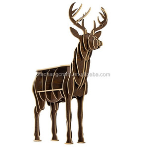 Nouvelle conception de puzzle en bois en forme de cerf, étagère à livres familiale, décoration intérieure, best-seller - Product Image 2