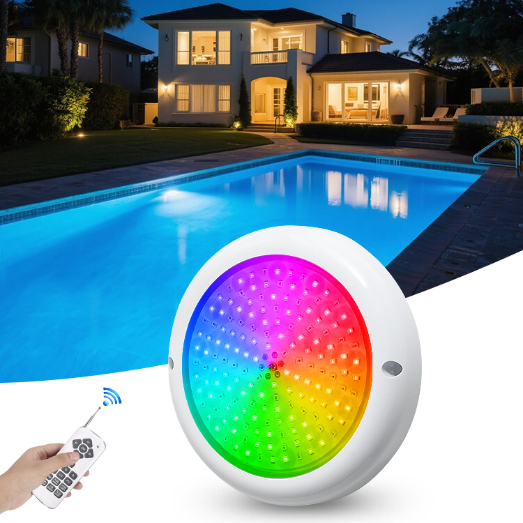 Top Sale 152mm 18W 12W Remote Control ABS IP68 Waterproof RGB Underwater Swimming LED Pool Lights