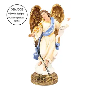 Factory wholesale catholic religious statues resin pedants adoration todary figurine pictures gbl gabriel