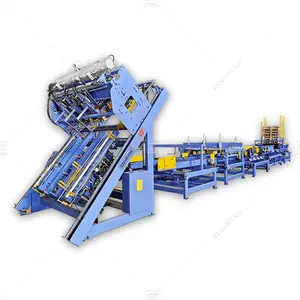 Modern palet üretim tesisi ahşap palet çivileme hattı makineleri için sunulan fabrika