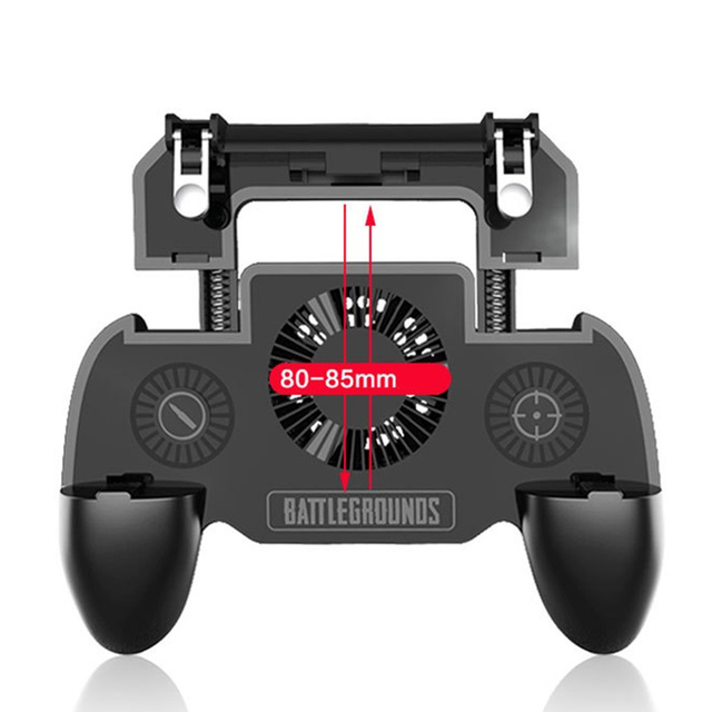 For SR Mobile Gaming Game Handle With Cooler Cooling Fan for Mobile Game Gamepad Controller 2000Mah for 4.6-6.5 Inch Phone