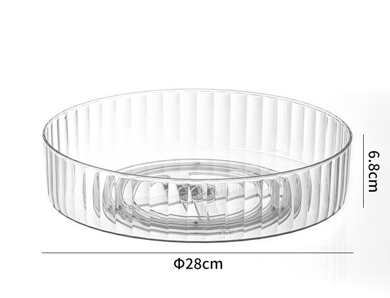 Transparent 28*28*6.8cm