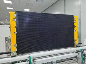 DOKIO panneaux solaires demi-cellule 500w 550w 525w cadre noir système de toit 182 cellule niveau 1 panneaux solaires mono demi-cellules eu