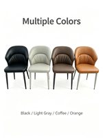 Chaise de salle à manger de luxe ergonomique et confortable avec dossier de soutien en mousse haute densité, personnalisable, style moderne et contemporain, vente chaude