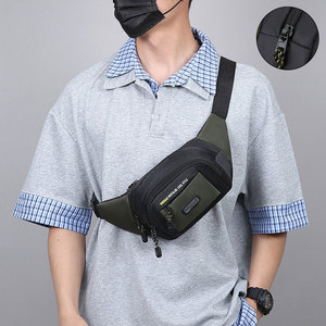 Shengao <b>Waterproof</b> Waist Bag Unisex Large Capacity Multifunctional Sport Phone <b>Pouch</b> With Zipper Pocket Everyday Outfits - Product Image 2