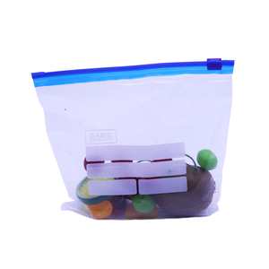 Custom Printed Plastic Food Grade Ldpe Ziplock Slider <b>Freezer</b> <b>Bag</b> For Storage - Product Image 2