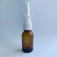 Flacon compte-gouttes en verre de 60 ml avec mini cuillère distributrice, flacon de rangement portable pour poudre, idéal pour le snuff et les poudres fines à emporter