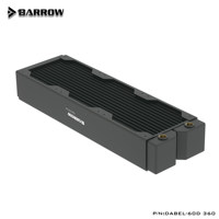 Refroidisseur d'ordinateur DIY Barrow à haute densité, en cuivre, à refroidissement par eau, à blocs épais de 60 mm, série Dabel-60d, fabriqué en Chine
