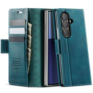 Caseme RFID กระเป๋าสตางค์แม่เหล็กสำหรับ Samsung <span class=keywords><strong>Z</strong></span> Fold 7 6 5 <span class=keywords><strong>4</strong></span>เคสหนังหรูหราไมโครไฟเบอร์ฝาพับสำหรับ Samsung <span class=keywords><strong>Z</strong></span> พับ7 - Product Image 1