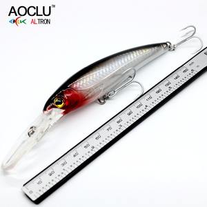 Big Game Fighter 120mm 140mm 160mm 200mm Plongée 5m-10m Flotteur Traîne Crankbait Minnow <span class=keywords><strong>Leurre</strong></span> 1PC Fil Leurres De Pêche En Eau Salée - Product Image 2