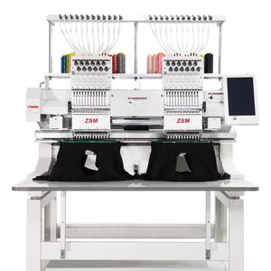 Máquina Bordadora Automática de Dos Cabezas para Camisetas y Ropa, 12/15 Agujas, Máquina de Bordado Computarizada de 2 Cabezas, 1200 RPM - Product Image 6