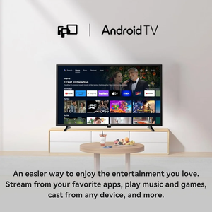 สมาร์ททีวีไร้ขอบขนาด <span class=keywords><strong>75</strong></span> นิ้ว รุ่นบางเฉียบ 4K UHD จอแสดงผลเต็มรูปแบบ LED QLED LCD พร้อม WIFI รองรับ Android/Google/Webos สำหรับโฮมเธียเตอร์ - Product Image 2