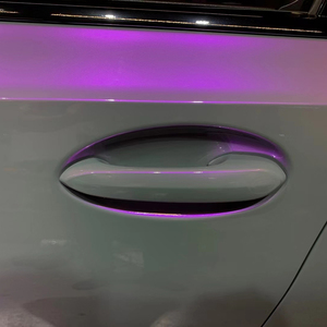 Wrapmaster sang trọng đôi màu xám tím PVC tự dính xe bọc 1.52*17m cuộn màu thay đổi chống xước bảo vệ cơ thể - Product Image 5