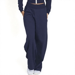 New Casual Fleece Womens Flared Sweatpants Oversize Straight Pants Baggy <b>Trousers</b> Women 2026 Casual Women's Workout Sweatpants - Product Image 1