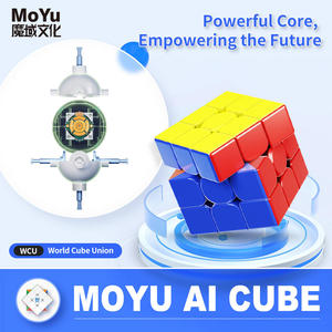 Cubo Magnético Inteligente <span class=keywords><strong>MoYu</strong></span> <span class=keywords><strong>AI</strong></span>, Rompecabezas Electrónico Conectado a la Red, Batalla en Línea por Aplicación, Cubo Mágico Magnético - Product Image 3