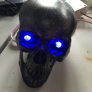 Accessoire de crâne <span class=keywords><strong>d</strong></span>'<span class=keywords><strong>horreur</strong></span>, jeu de salle <span class=keywords><strong>d</strong></span>'évasion réaliste, tir au laser, accessoires <span class=keywords><strong>d</strong></span>'évasion <span class=keywords><strong>d</strong></span>'Halloween - Product Image 1