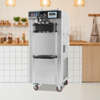 Machine à crème glacée automatique de haute qualité et appareil à faire des coupes glacées avec refroidissement haute performance