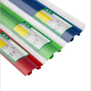 Supermarket Shelving PVC Price Shelf Tag Data Strip for Gondola
