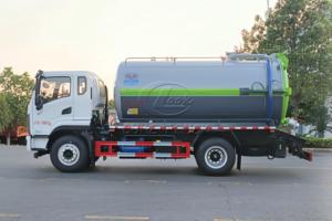 Factory Custom Shacman 12 Cubic Meter Vacuum Feces <b>Suction</b> Truck, Sanitation Sewage Collection Truck Global Export - Product Image 2