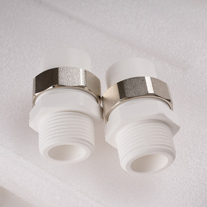 Conector dental de plástico de 1 pulgada a adaptador de fusión térmica 25PPR con junta roscada de acero inoxidable para prefiltros de agua - Product Image 3