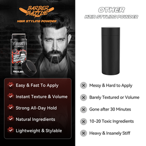 Poudre épaississante pour cheveux végétaliens Tenue personnalisée Niveau et parfum Léger et résidu invisible Fonctionne sur les cheveux fins/fins - Product Image 5