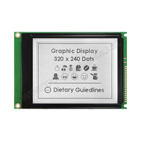 Layar LCD 320x240 WG320240BP2 Suhu Operasi -20 ° C+70 ° C IC S1D13700 Instrumen Industri 5.7 inci