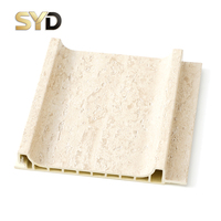 Panneaux muraux en bois 3D de haute qualité, panneaux muraux WPC pour l'intérieur, panneaux muraux décoratifs cannelés pour la conception de maisons modernes et la rénovation des murs