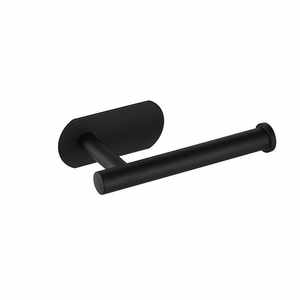 Ensemble de porte-serviettes en acier inoxydable 304, finition noire, design moderne et simple, pour salle de bain et toilettes - Product Image 5