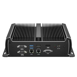Mini PC industrial Intel Core, nuevo Dual LAN 6 * COM RS232, puertos serie, 16GB RAM, 1T SSD, ordenador sin ventilador - Product Image 1