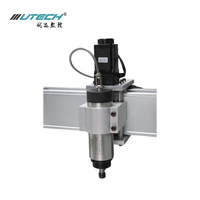Moteur de broche de haute précision refroidi par air 0,8 KW carré ER11 BT30 pour routeur CNC, gravure et perçage, vitesse maximale 24000 tr/min