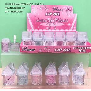 Popolare colore cambia paillettes lucidalabbra trasparente antiaderente tazza non sbiadita rossetto liquido idratante - Product Image 2